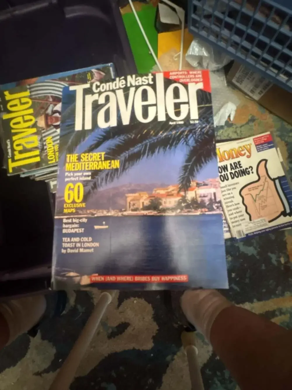 Conde Nast Traveler Magazine April 1990 The Secret Mediterranean Issue